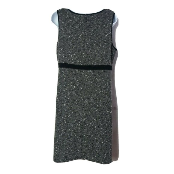 Classic Chic Tweed Gray Talbots Dress Shift Size 6 Petites 6P Preppy EUC - Picture 2 of 8